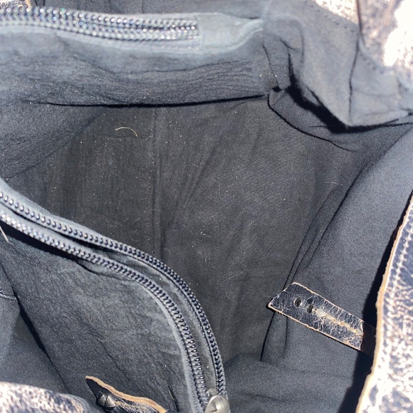 Bedstu organic black leather bag - Picture 12 of 14